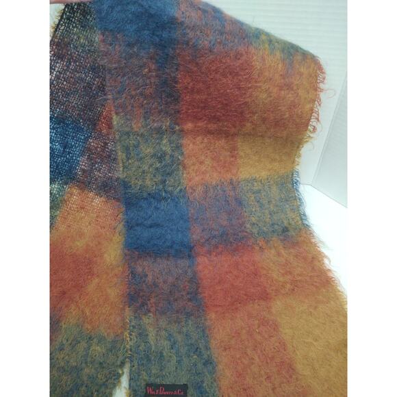 Vintage West German Win E Powers Mohair &Wool Scarf - Picture 2 of 5